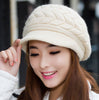 Beanies Knitted Hats Rabbit Fur Cap